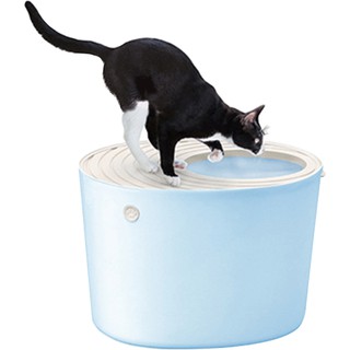 日本 IRIS 桶式貓便箱 貓便盆 貓砂盆 防潑砂設計 桶型便盆 大貓便盆 PUNT-430 PUNT-530