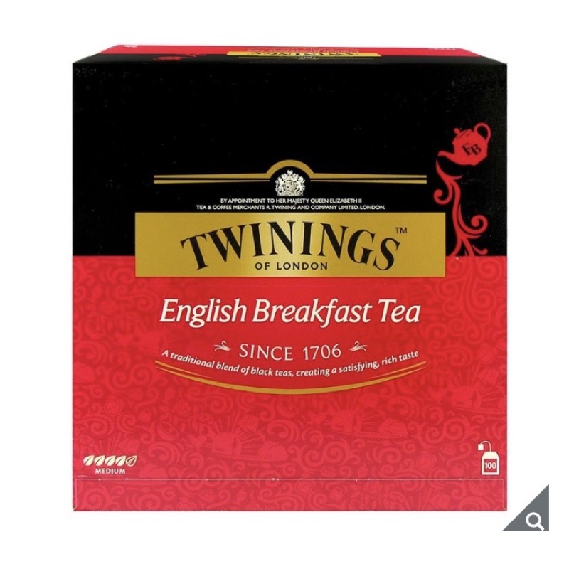 Twinings （唐寧）英倫早餐茶 2公克 X 100包 （好市多代購）