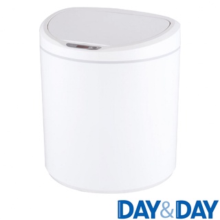 I-HOME 日日 DAY&DAY V1008LA半圓形電子感應自動環保桶 白色垃圾桶 8L 免運