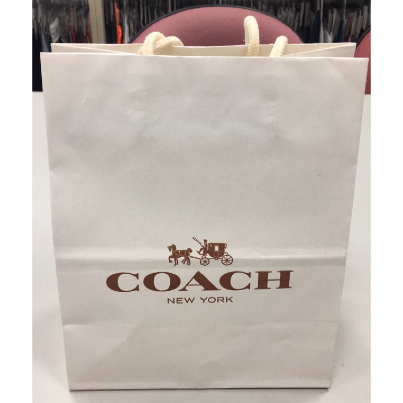 全新 COACH 皮夾 皮帶 零錢包 紙袋