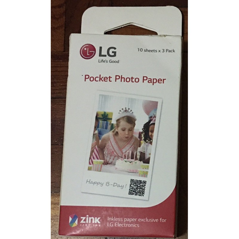 LG pocket photo paper ps2203