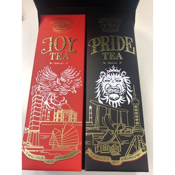 TWG tea box set 雙茶罐禮盒組（紅茶+綠茶）