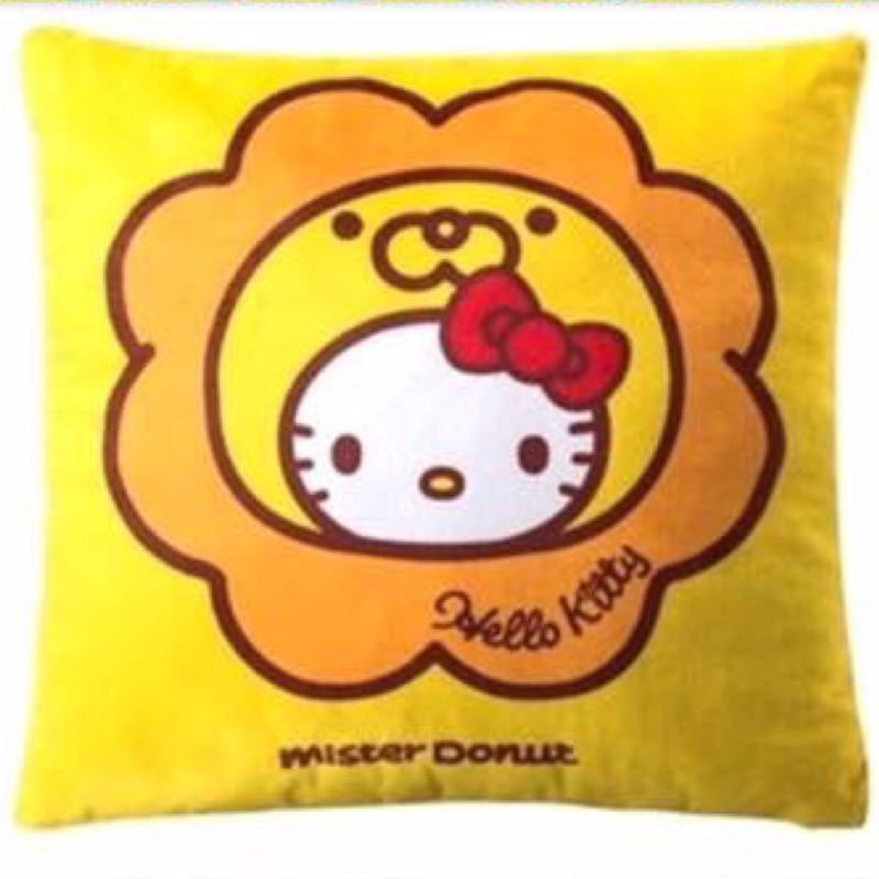 mister donut 多拿滋 Hello kitty方枕