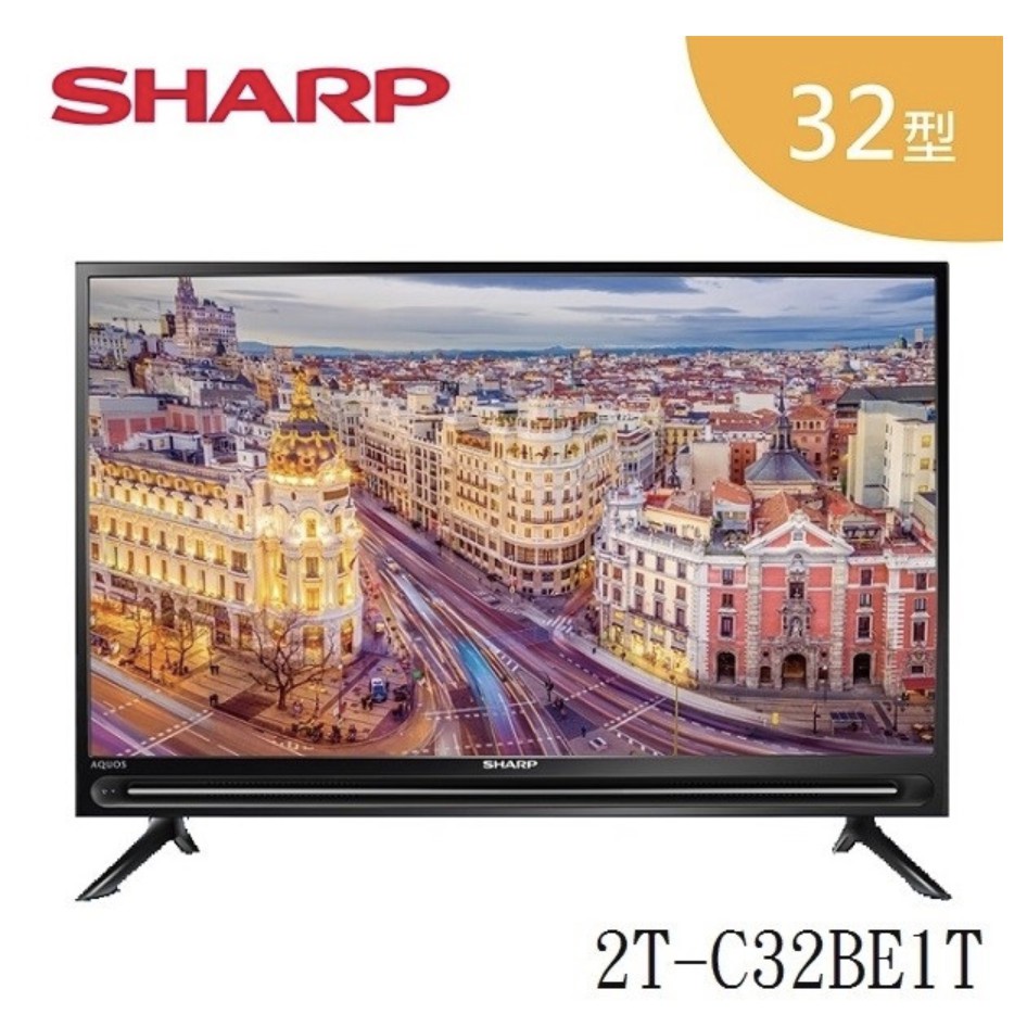 【貳哥電器】SHARP 夏普32吋聯網電視 2T-C32BE1T 安卓TV 內建Nexflix 智慧連網
