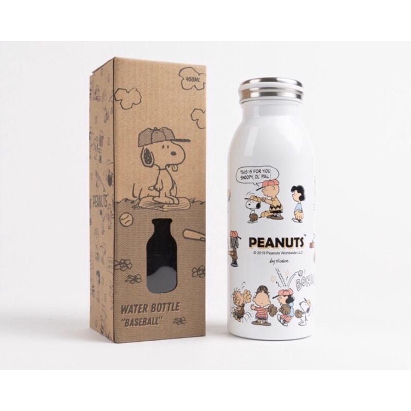 🥜 正版Snoopy史努比不鏽鋼牛奶瓶450ml Peanuts 杯子 🍼