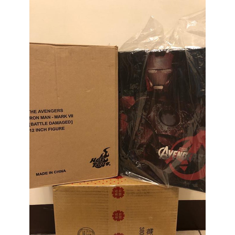 HOT TOYS MMS196復仇者聯盟 限定版戰損 鋼鐵人 馬克7 MK7(非霸王，浩克，女巫，蟻人，超人，隊長)