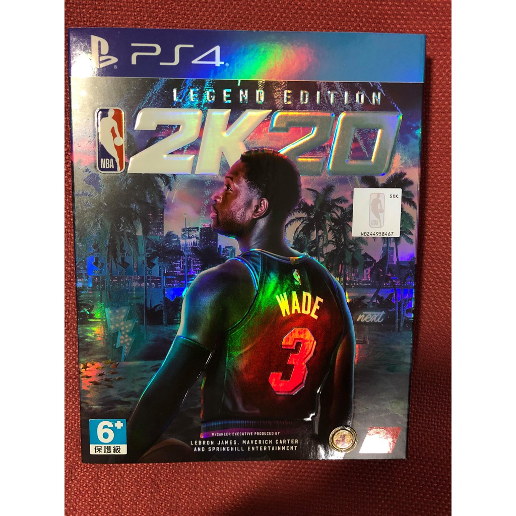 [全新現貨]PS4 現貨 美國職業籃球賽 2020 NBA 2K20 傳奇版 中文版 龍潭區可面交