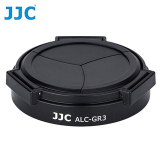 我愛買#JJC理光Ricoh副廠自動鏡頭蓋ALC-GR3鏡頭蓋適GR III鏡頭蓋自動蓋GRIII鏡頭蓋賓士蓋鏡頭保護蓋