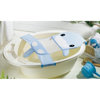KU.KU 酷咕鴨造型 可調式 安全浴網 (粉藍) 洗澡 (不含浴盆) (台灣製造)