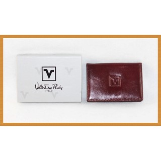 全新Valentino Rudy(範倫鐵諾)義大利 真皮 名片夾禮盒 信用卡夾 禮品