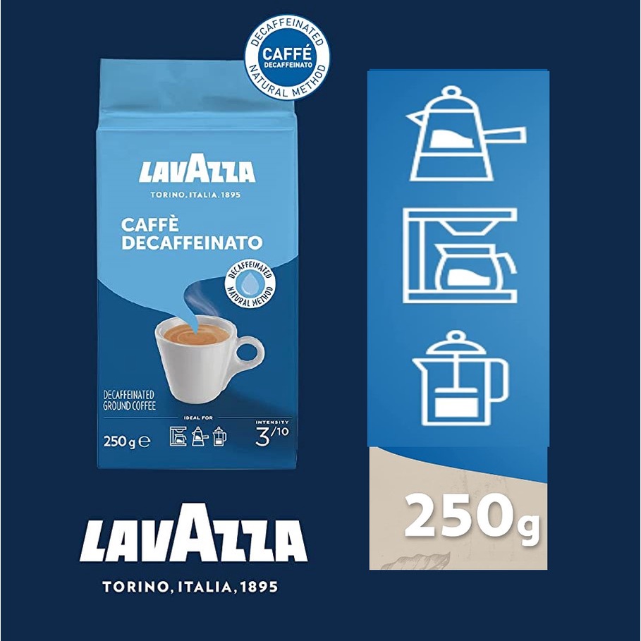 Lavazza 250g 低咖啡因 研磨咖啡粉 ✈️鑫業貿易