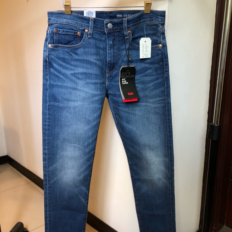 《Levi’s 品牌正貨》Levis 512 SLIM Taper 修身錐形窄管溫感丹寧男款牛仔長褲