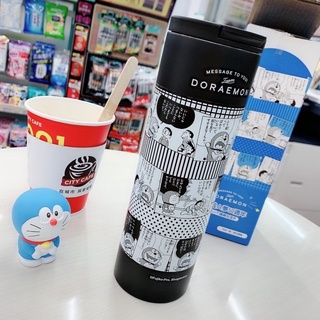7-11超商機器貓小叮噹Doraemon哆啦A夢304不鏽鋼保溫杯黑白漫畫