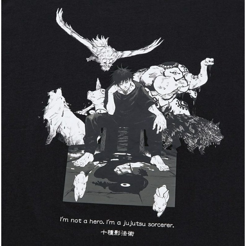 咒術迴戰 x Uniqlo短T台灣現貨伏黑