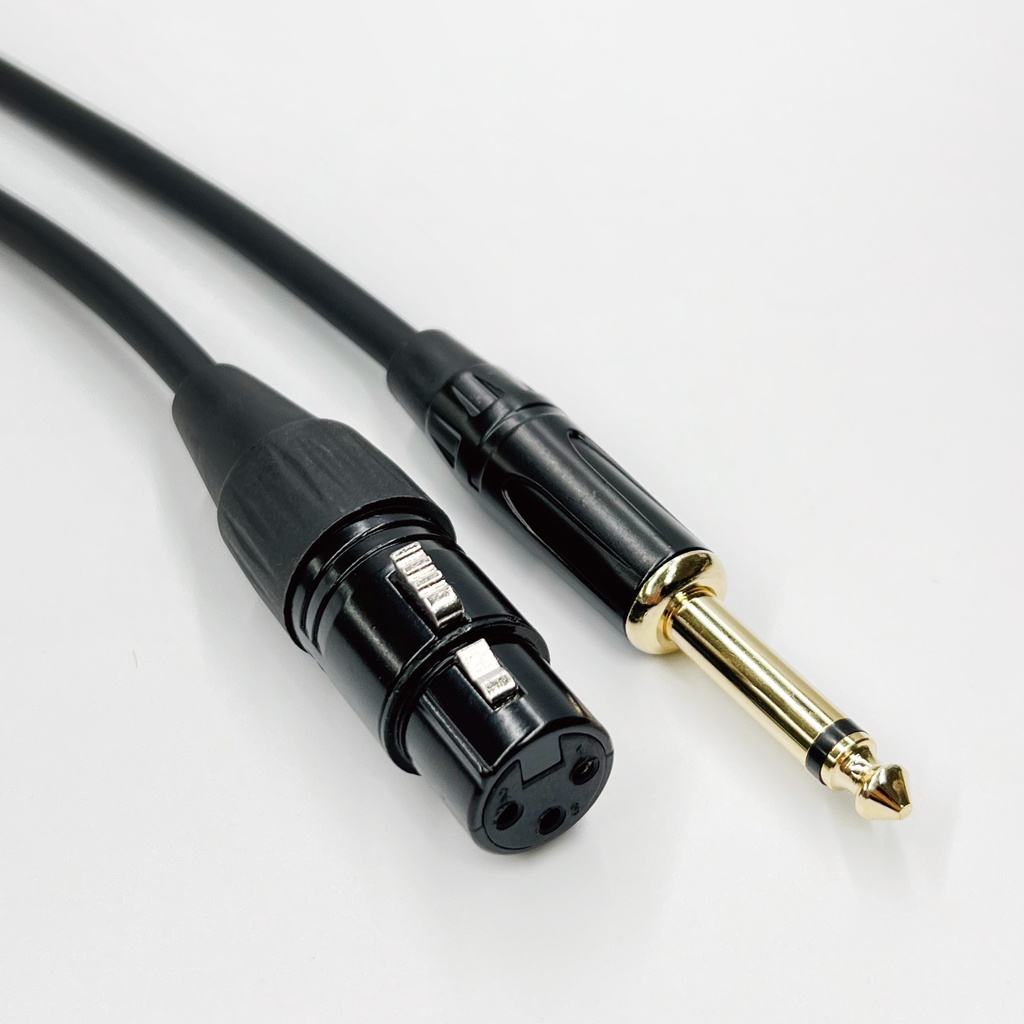 多色可選 XLR轉6.3 TS XLR母 6.3mm 麥克風線 XLR 訊號線 micphone 擴大機
