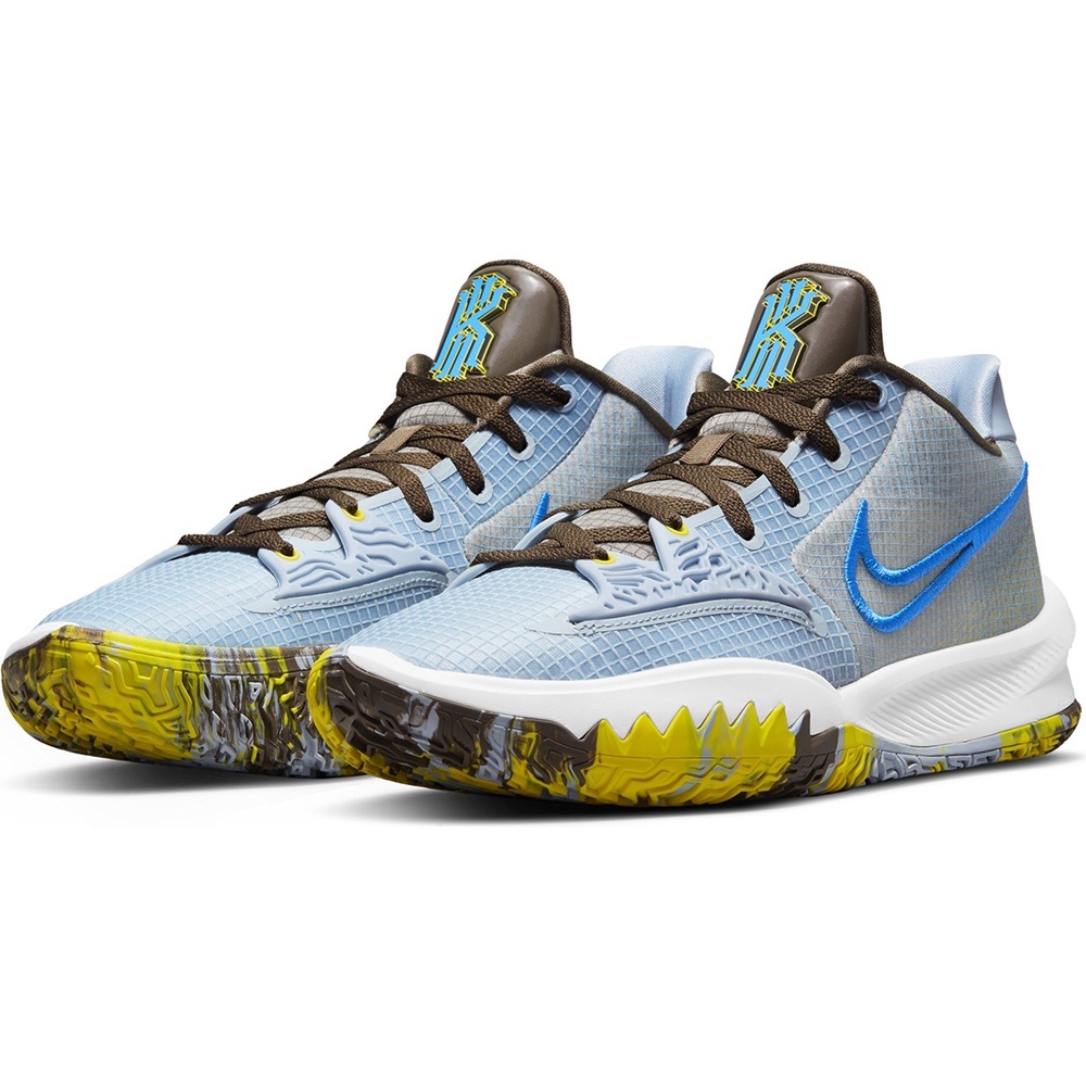 NIKE 耐吉2104 籃球鞋 男鞋 運動鞋 緩震 包覆 KYRIE LOW 4 EP卡其藍 CZ0105400