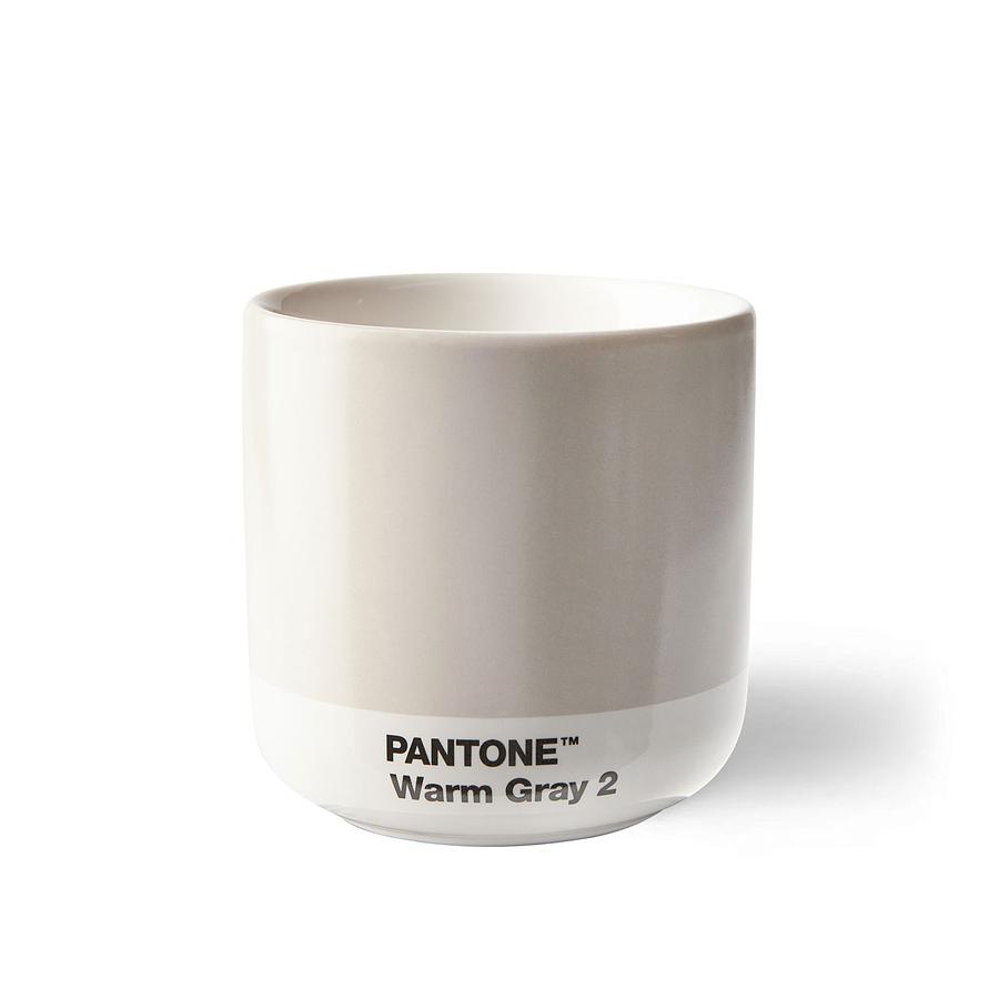 丹麥設計PANTONE雙層陶瓷杯/ 175ml/ 暖灰/ 色號2 eslite誠品