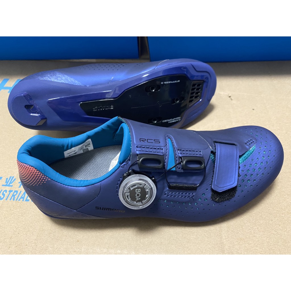 『小蔡單車』Shimano RC500/RC5 女公路車鞋 /卡鞋/自行車鞋 海軍藍 出清