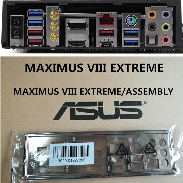 ASUS 華碩 MAXIMUS VIII EXTREME ROG M8E Z170 全新原裝  後檔板 後檔片