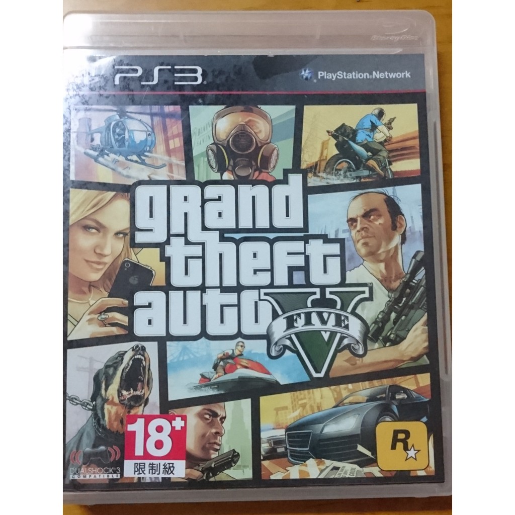 PS3 GTA5 GTAV  GTA V GTA 5 俠盜獵車手 5 中文版