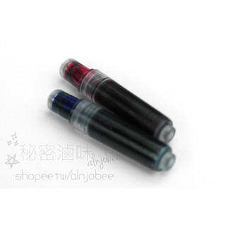 卡式印油管原子印油，長約3.5公分、直徑0.5公分，連續印章適用填充墨水