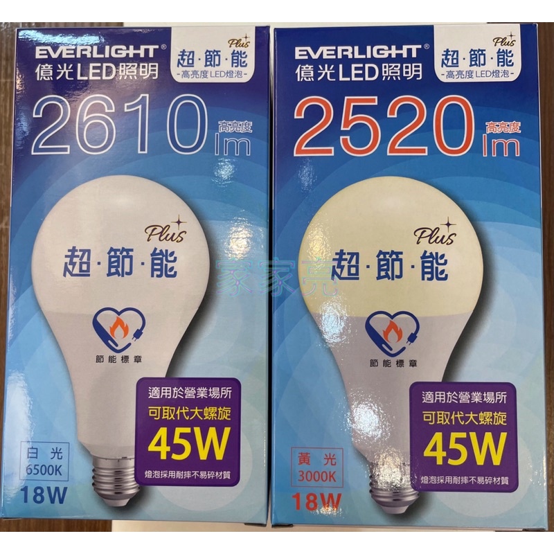 (A Light)保固三年 億光 超節能 23W 18W 高亮度 LED 燈泡 球泡 球泡燈 等同市售 35W 節能標章