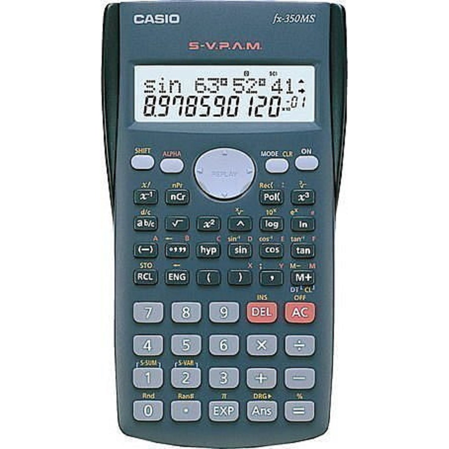 【casio計算機】CASIO卡西歐工程用計算機FX-350MS 團購再優惠!  附卡西歐2年保固卡