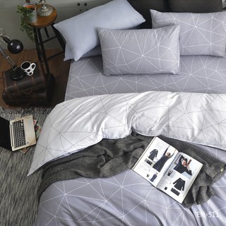安比安思專櫃簡約系列 清新純棉【 雙人 加大 特大組合】兩用被床包四件組