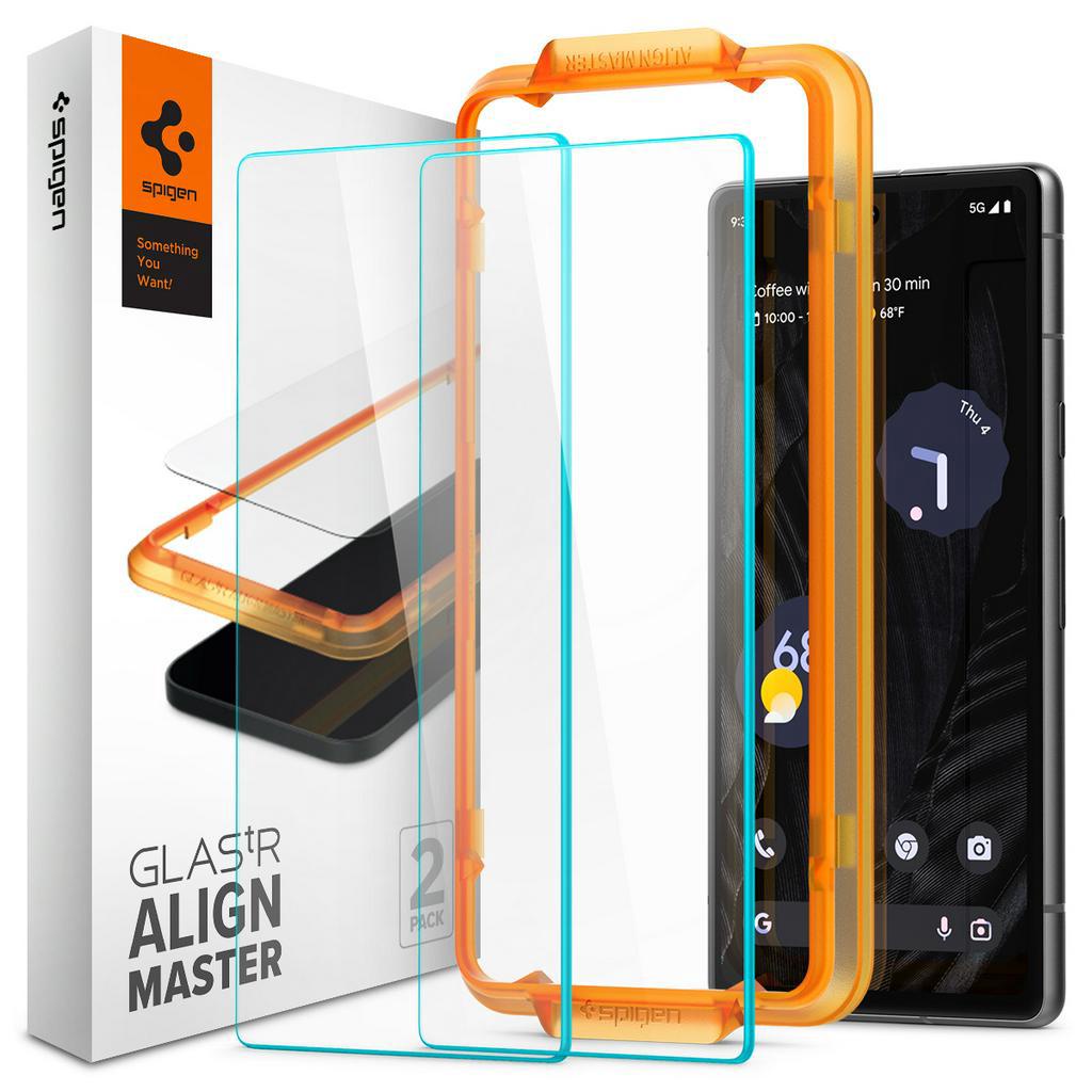 Spigen Pixel 7a Align Master 玻璃保護貼(2入組)_官旗店