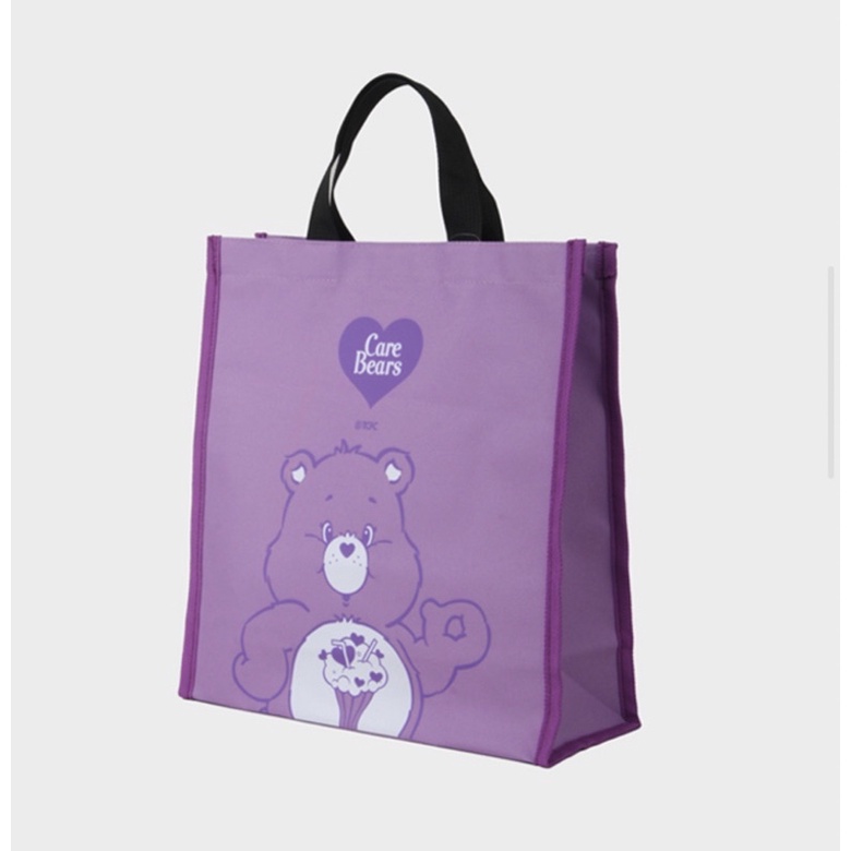 【米粒森】韓國大創聯名 彩虹熊 Care Bears   愛心熊 手拿袋 購物袋🛍️ 環保袋 care bears