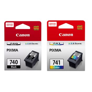 【蝦皮直營】Canon PG-740+CL-741 原廠墨水匣組合(1黑1彩) 廠商直送