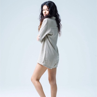 HURLEY｜女 BUTTON FRONT ROMPER 連身褲