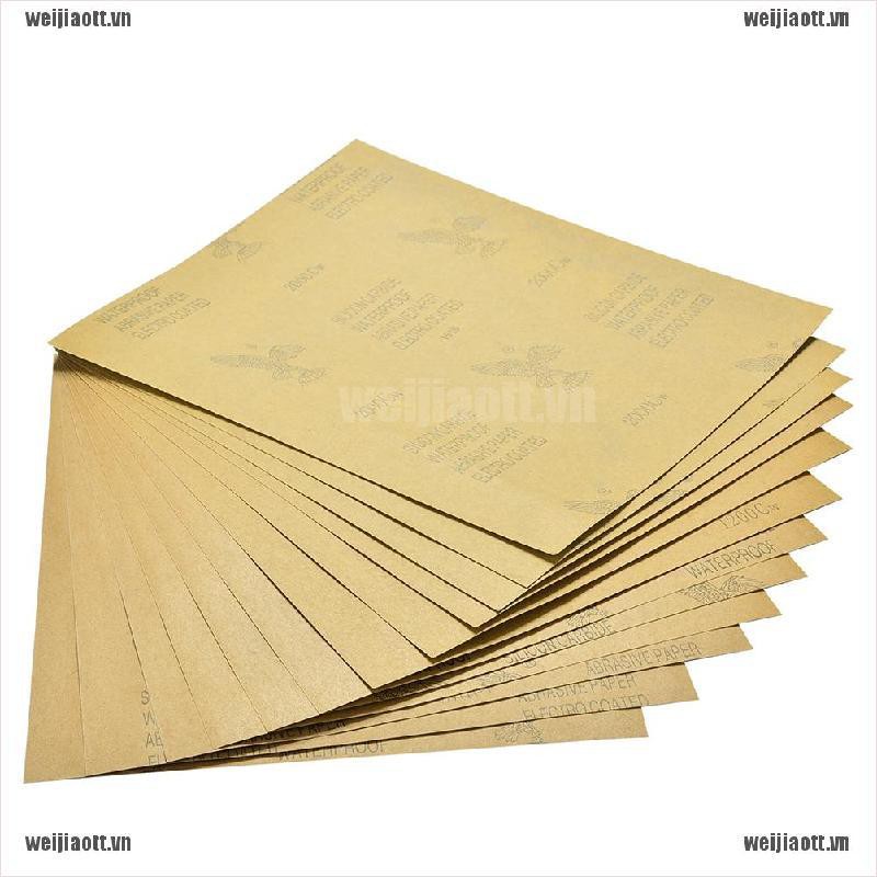 Wjiao 防水砂紙乾濕砂紙 1000 /1500 / 2000 ST VN