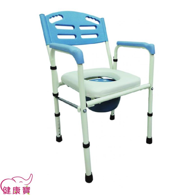 【免運】健康寶 富士康鐵製便器椅FZK-4221 馬桶椅 便盆椅 軟墊馬桶椅 FZK4221 鐵製便盆椅