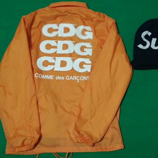 CDG教練外套薄款橘色