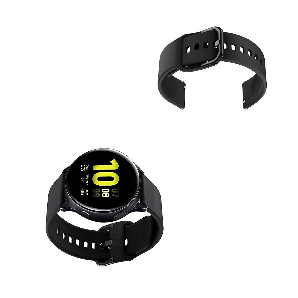 【穿扣平滑錶帶】Garmin Forerunner 245 Music 錶帶寬度 20mm 智慧手錶 矽膠 運動腕帶