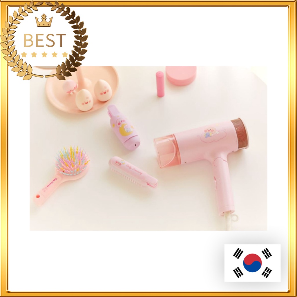 [KAKAO FRIENDS] Baby Dreaming Heart Pink APEACH USB 充電吹風機和髮捲