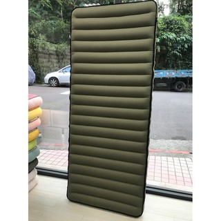 【CampingBar】ATC TPU雙面抗撕裂充氣床墊 單人/單人加大 兩色軍綠/沙色 可選
