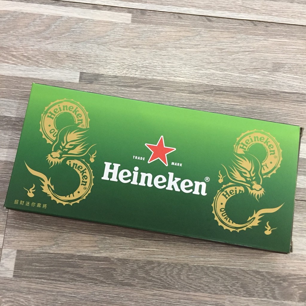 Heineken海尼根招財迷你麻將