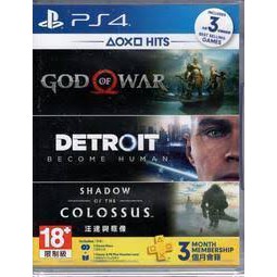 <<瑞比Rabbit電玩>>PS4 『 戰神變人合集』遊戲片，不含巨石旺達 ，盒裝完整，正常遊玩，歡迎下單