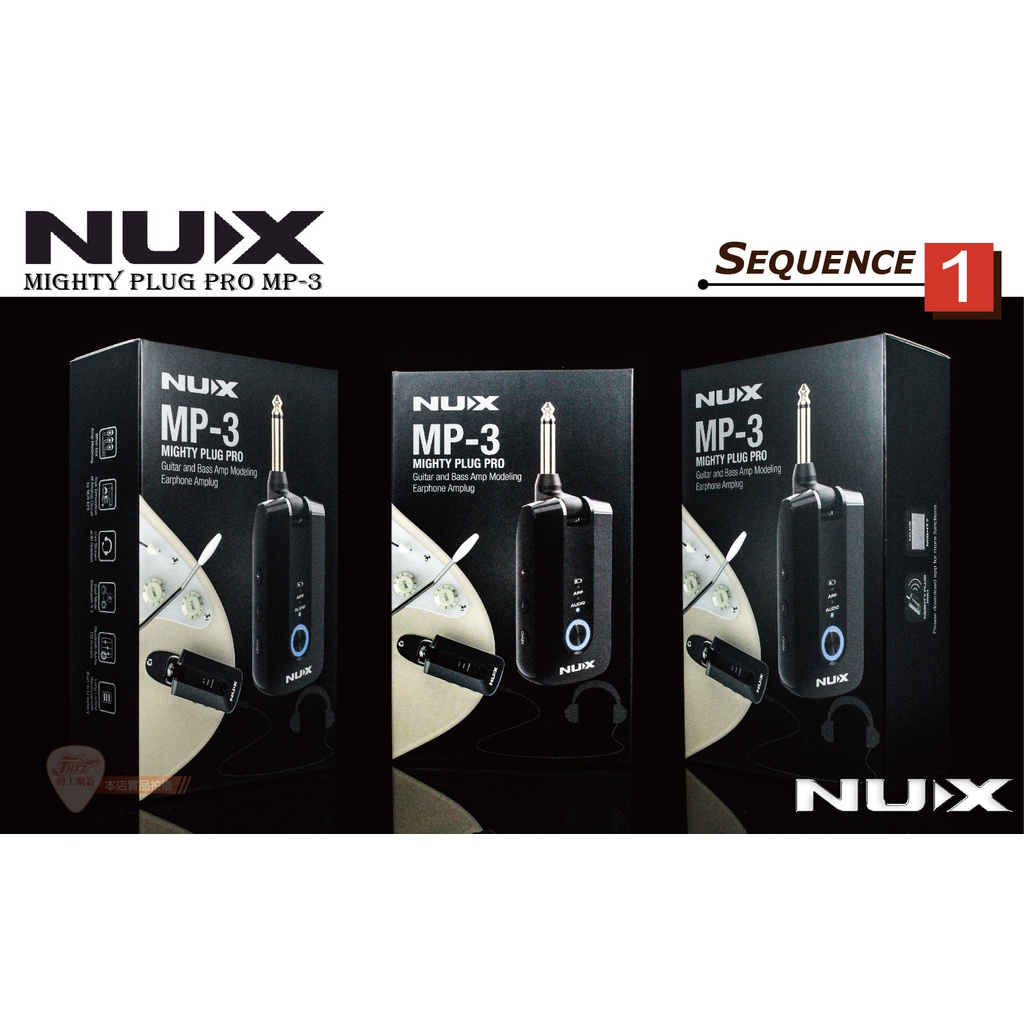 【爵士樂器】公司貨 Nux Mighty Plug PRO MP-3 電吉他 電貝斯 隨身 藍牙 音箱 練琴神器