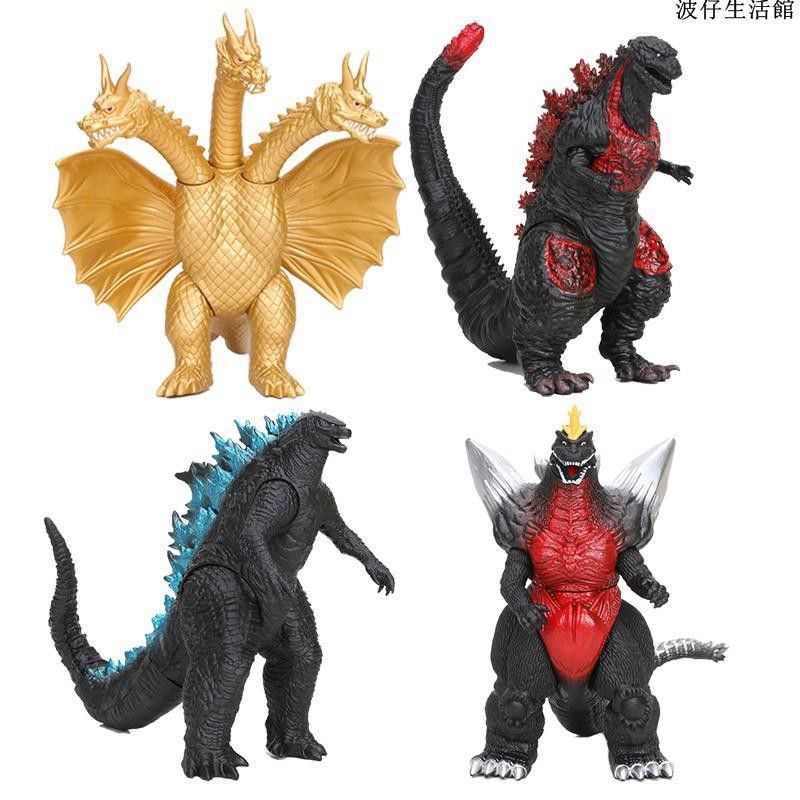 哥吉拉怪獸王系列軟膠酷斯拉godzilla 王者基多拉太空哥斯拉紅蓮哥斯拉熱銷 波仔生活館 蝦皮購物