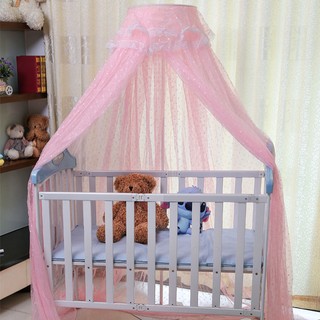 現貨~嬰兒床夾式蕾絲蚊帳