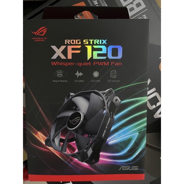 ASUS華碩 ROG STRIX XF120 磁懸浮軸承/PWM/1800RPM/抗震襯墊/風扇