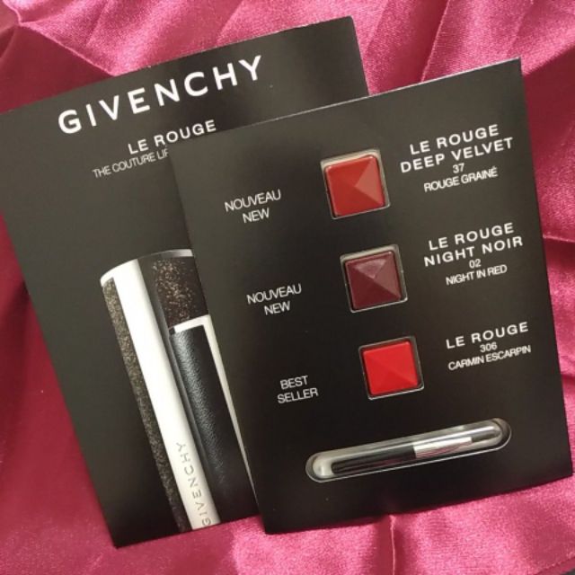 紀梵希 GIVENCHY 2019 秋冬口紅 香吻誘惑高級訂製系列唇卡