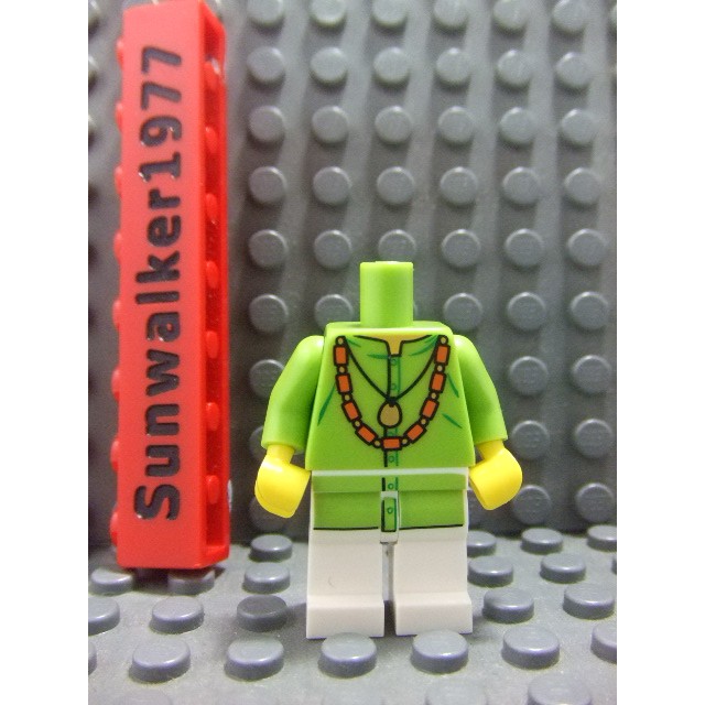 【積木2010】樂高 LEGO 弄蛇人 項鍊 身體+腳 上下身 71008 (T-01)