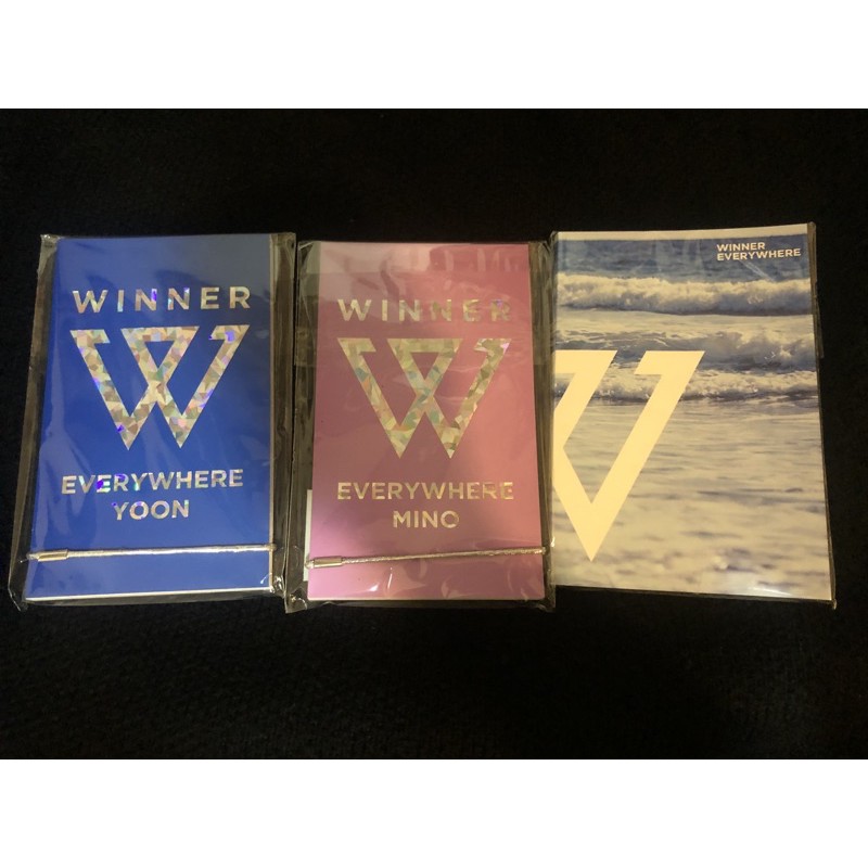WINNER Everywhere演唱會官方週邊 明信片 筆記本