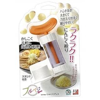 現貨【霜兔小舖】日本製 下村工業 旋轉壓蒜器 料理用旋轉搗碎器 廚房好幫手 日本代購