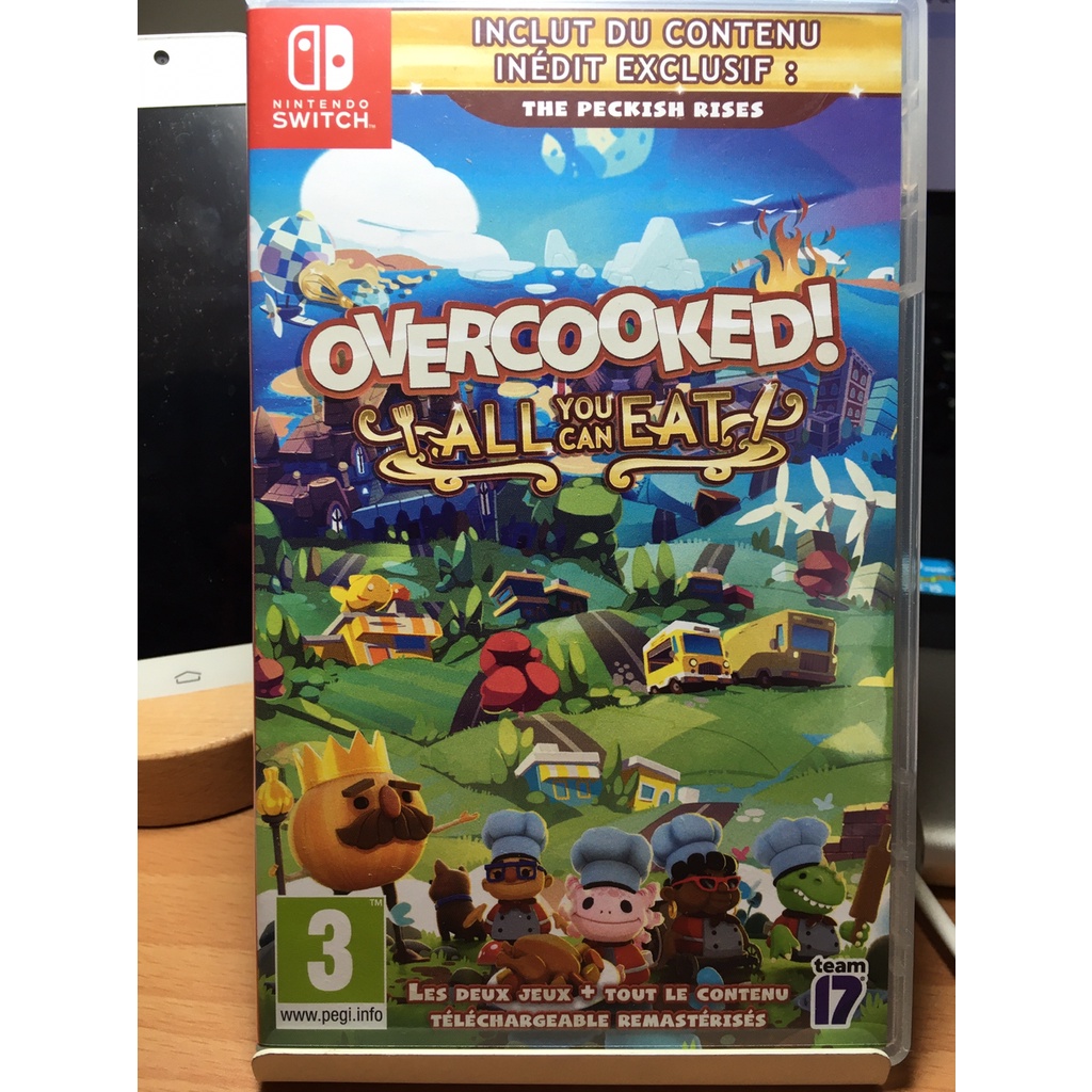 (二手遊戲) 胡鬧廚房！全都好吃1+2+DLC OVERCOOKED 歐版 (可支援中文) 收錄過去『煮過頭』的內容