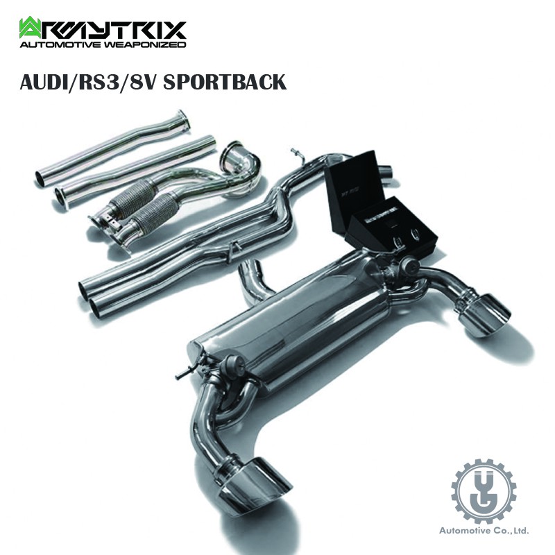 Armytrix AUDI/RS3/8V SPORTBACK 排氣系統 全新空運【YGAUTO】